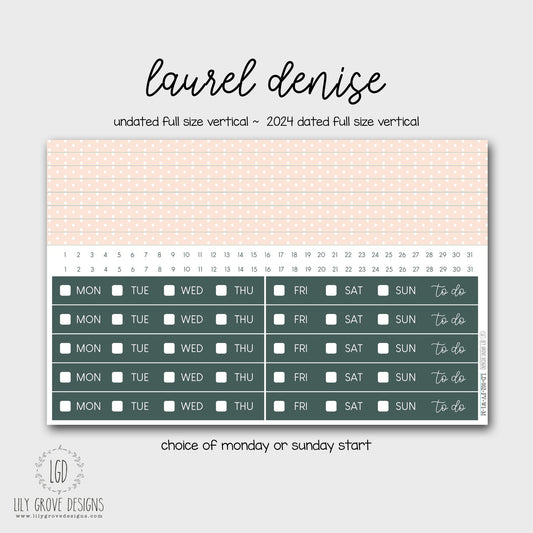 LD-002 - Laurel Denise Vertical Weekly Kit - Full Vertical