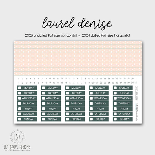 LD-002 - Laurel Denise Horizontal Weekly Kit - Full Horizontal